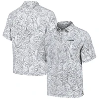 Men's Tommy Bahama Gray Oregon Ducks Tropical Score IslandZone Polo
