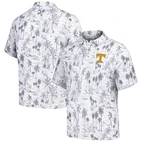 Men's Tommy Bahama Gray Tennessee Volunteers Sport Cabana Shores IslandZone Tri-Blend Polo