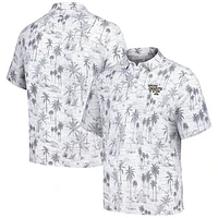 Men's Tommy Bahama Gray Wake Forest Demon Deacons Sport Cabana Shores IslandZone Tri-Blend Polo