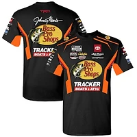 Men's Joe Gibbs Racing Team Collection  Black/Orange Martin Truex Jr Bass Pro Shops Uniform T-Shirt