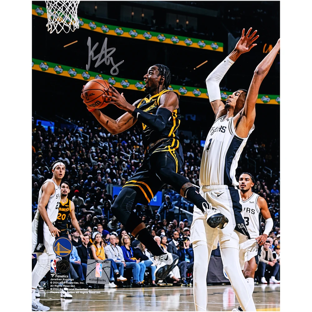 Jonathan Kuminga Golden State Warriors Autographed 8" x 10" Reverse Layup vs. San Antonio Spurs Photograph