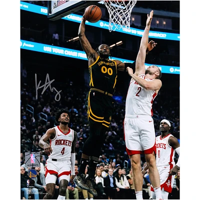 Jonathan Kuminga Golden State Warriors Autographed 8" x 10" Dunk vs. Houston Rockets Photograph