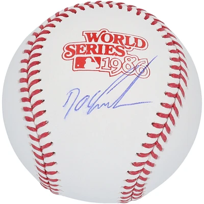 Dwight Gooden New York Mets Autographed 1986 World Series Logo Baseball