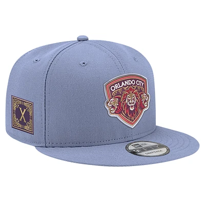 Men's New Era Purple Orlando City SC Jersey Hook 9FIFTY Snapback Hat