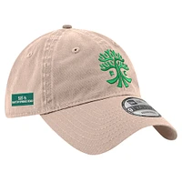 Men's New Era Khaki Austin FC 2024 Jersey Hook 9TWENTY Adjustable Hat