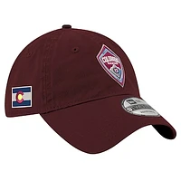 Men's New Era Burgundy Colorado Rapids 2024 Jersey Hook 9TWENTY Adjustable Hat