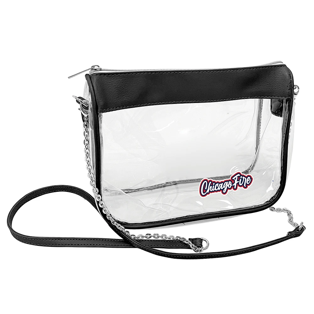 Chicago Fire Hype Crossbody Clear Bag