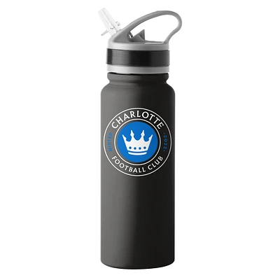 Charlotte FC 25oz. Single Wall Flip Top Water Bottle