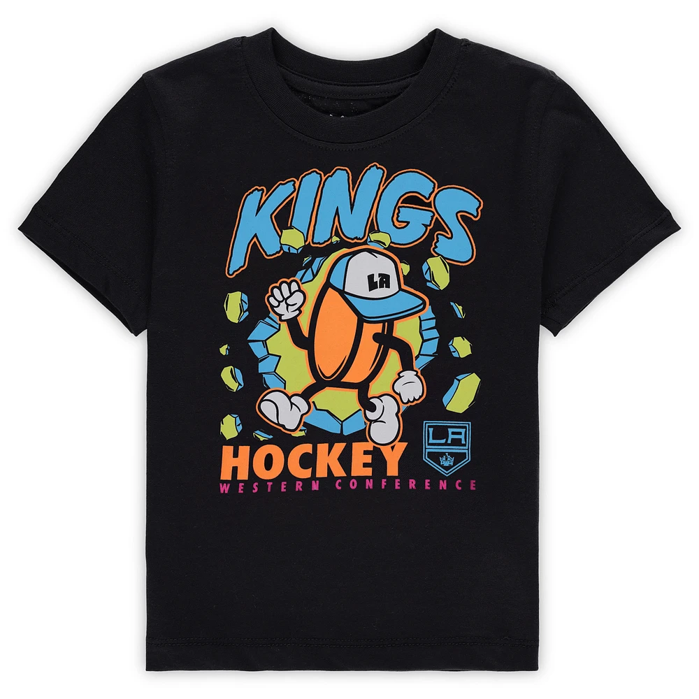 Toddler Black Los Angeles Kings Break Through T-Shirt