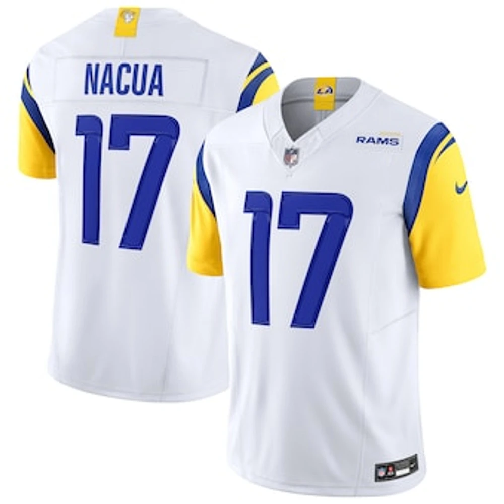 Men's Nike Puka Nacua White Los Angeles Rams Vapor F.U.S.E. Limited Jersey