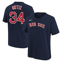 Youth Nike David Ortiz Navy Boston Red Sox Home Player Name & Number T-Shirt