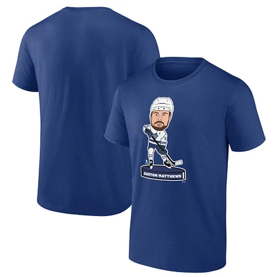 Men's Fanatics Auston Matthews Blue Toronto Maple Leafs Player Bobblehead T-Shirt