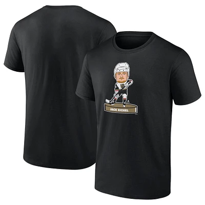 Men's Fanatics Jack Eichel Black Vegas Golden Knights Player Bobblehead T-Shirt