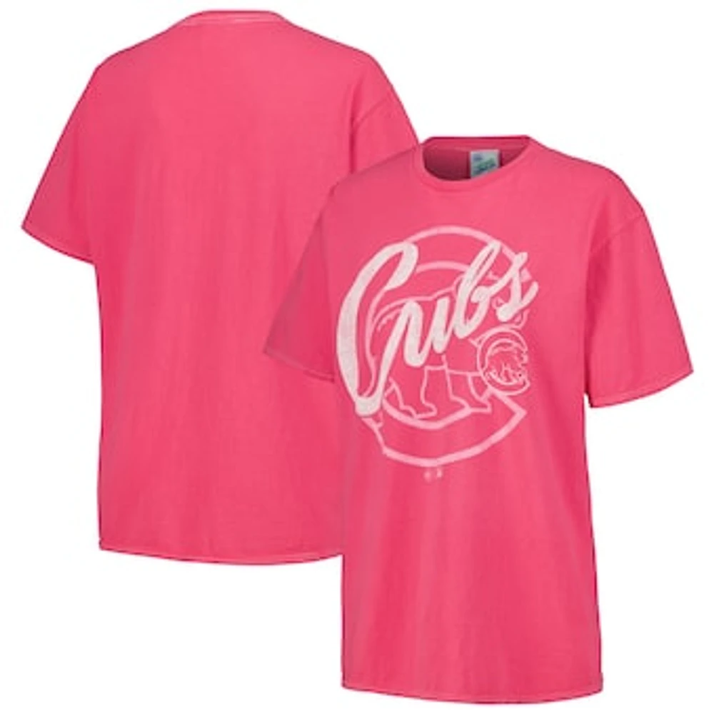 Women's '47 Pink Chicago Cubs Dopamine Tradition T-Shirt