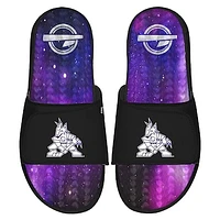 Men's ISlide  Black Arizona Coyotes Galaxy Gel Slide Sandals