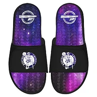 Men's ISlide  Black Boston Celtics Galaxy Gel Slide Sandals