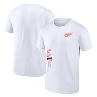 Men's Fanatics White Detroit Red Wings Represent T-Shirt