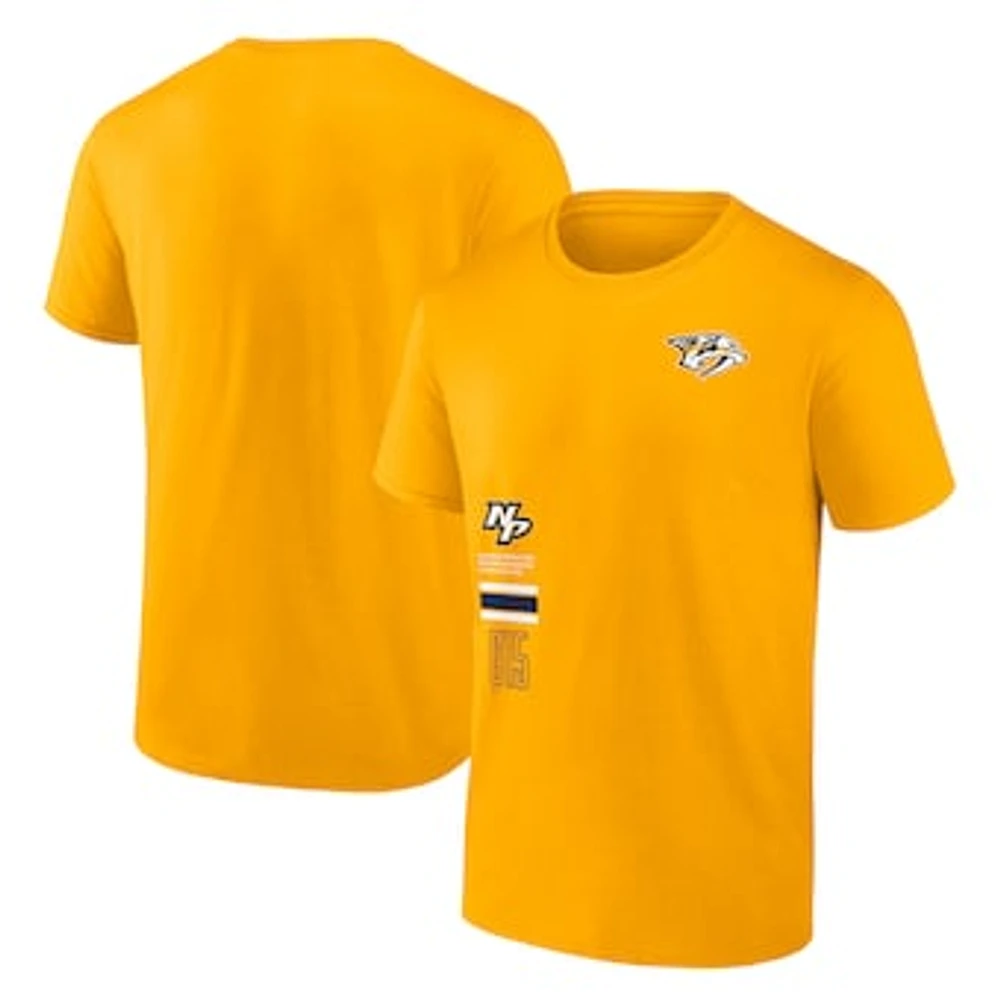 Men's Fanatics Gold Nashville Predators Represent T-Shirt