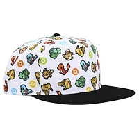Unisex  White Pokemon Starters Adjustable Hat