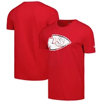 Men's New Era Red Kansas City Chiefs Camo Logo T-Shirt