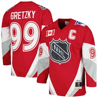 Men's Mitchell & Ness Wayne Gretzky Scarlet  1999 NHL All-Star Game Blue Line Player Jersey