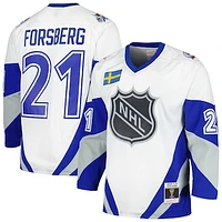 Men's Mitchell & Ness Peter Forsberg White  1999 NHL All-Star Game Blue Line Player Jersey