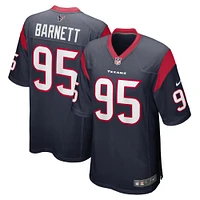 Men's Nike Derek Barnett  Navy Houston Texans  Game Jersey