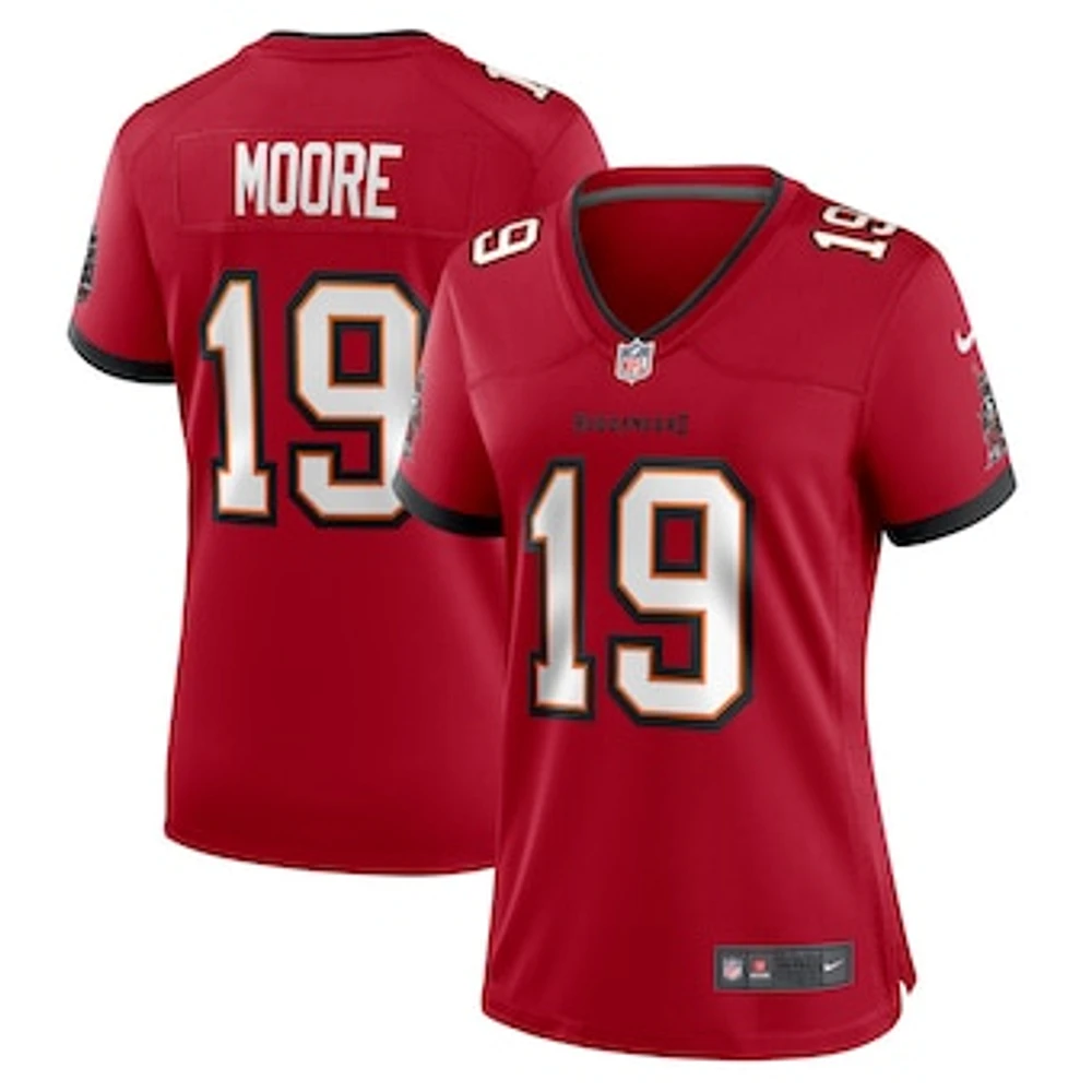 Women's Nike David Moore  Red Tampa Bay Buccaneers Game Jersey