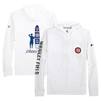 Men's johnnie-O White Chicago Cubs Eddie Long Sleeve Hoodie T-Shirt