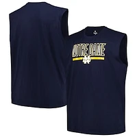 Men's Profile Navy Notre Dame Fighting Irish Big & Tall Tank Top