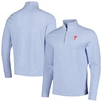 Men's Vineyard Vines Light Blue Philadelphia Phillies Saltwater Quarter-Zip Jacket