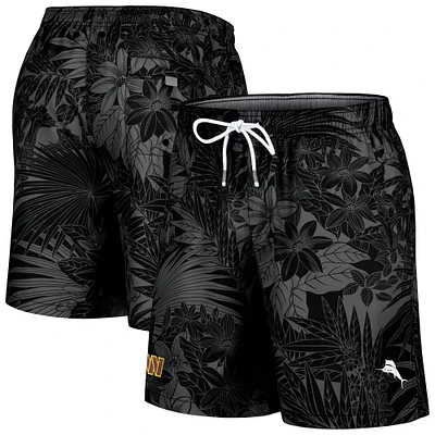 Men's Tommy Bahama Black Washington Commanders Santiago Palms Board Shorts