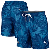 Men's Tommy Bahama Navy Tennessee Titans Santiago Palms Board Shorts