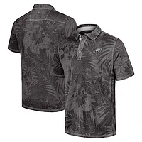 Men's Tommy Bahama Black Philadelphia Eagles Sport Santiago Paradise Polo