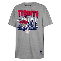 Youth Mitchell & Ness Gray Toronto Maple Leafs Popsicle T-Shirt