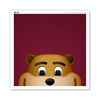 Minnesota Golden Gophers Goldy Gopher 12" x 12" Mascot Poster Print