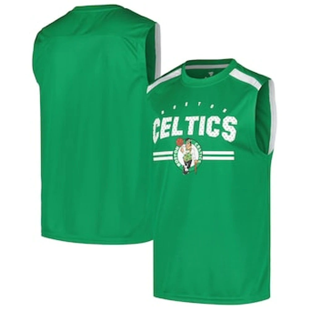 Men's Fanatics Kelly Green Boston Celtics Birdseye Muscle Tank Top