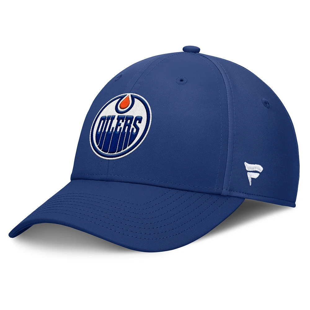 Men's Fanatics Royal Edmonton Oilers Core Primary Logo Flex Hat