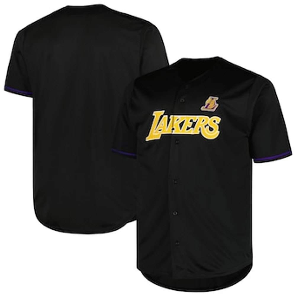 Men's Profile Black Los Angeles Lakers Big & Tall Pop Jersey