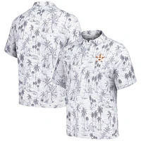 Men's Tommy Bahama Gray Houston Astros Sport Cabana Shores IslandZone Tri-Blend Polo