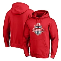 Men's Fanatics Red Toronto FC Logo Pullover Hoodie