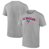 Men's Fanatics Steel FC Dallas Heart & Soul T-Shirt