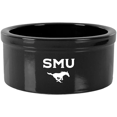 Black SMU Mustangs 5" Pet Bowl