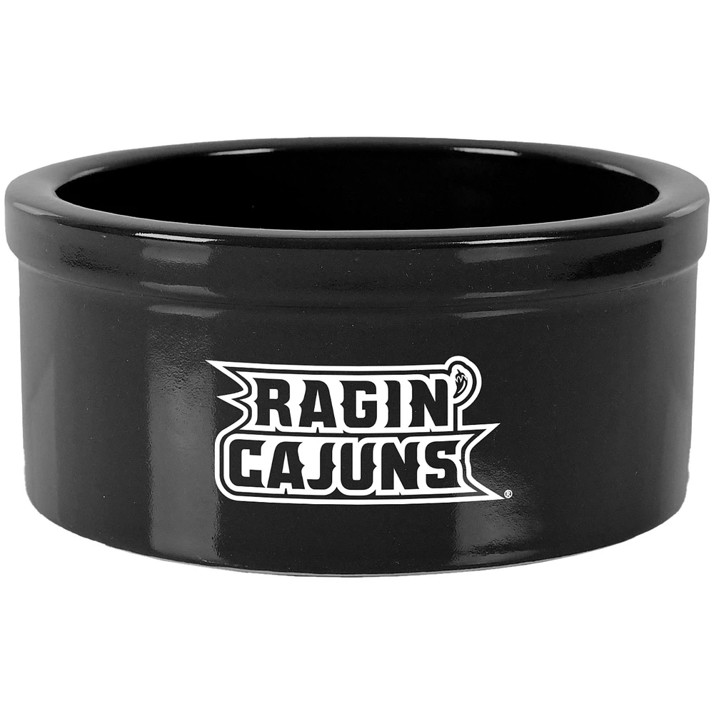 Black Louisiana Ragin' Cajuns 5" Pet Bowl