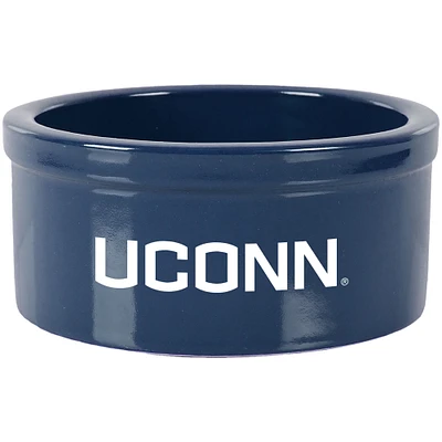 Navy UConn Huskies 5" Pet Bowl