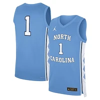 Men's Jordan Brand Carolina Blue North Tar Heels Road Replica Basketball Jersey