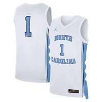 Men's Jordan Brand White North Carolina Tar Heels Home Replica Basketball Jersey