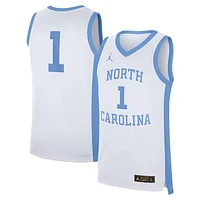 Men's Jordan Brand #1 North Carolina Tar Heels Alternate Replica Jersey