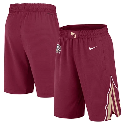 Men's Nike Garnet Florida State Seminoles Road Replica Performance Basketball Shorts