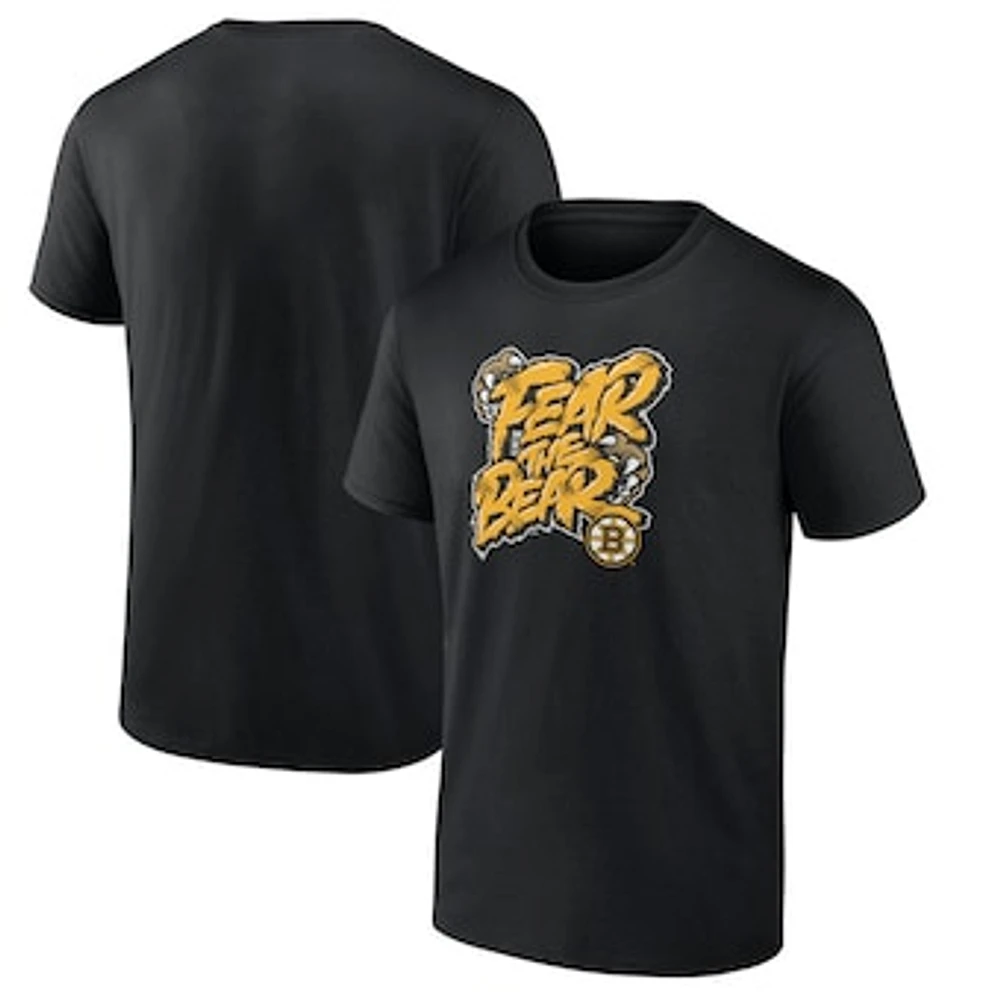 Men's Fanatics Black Boston Bruins Local T-Shirt